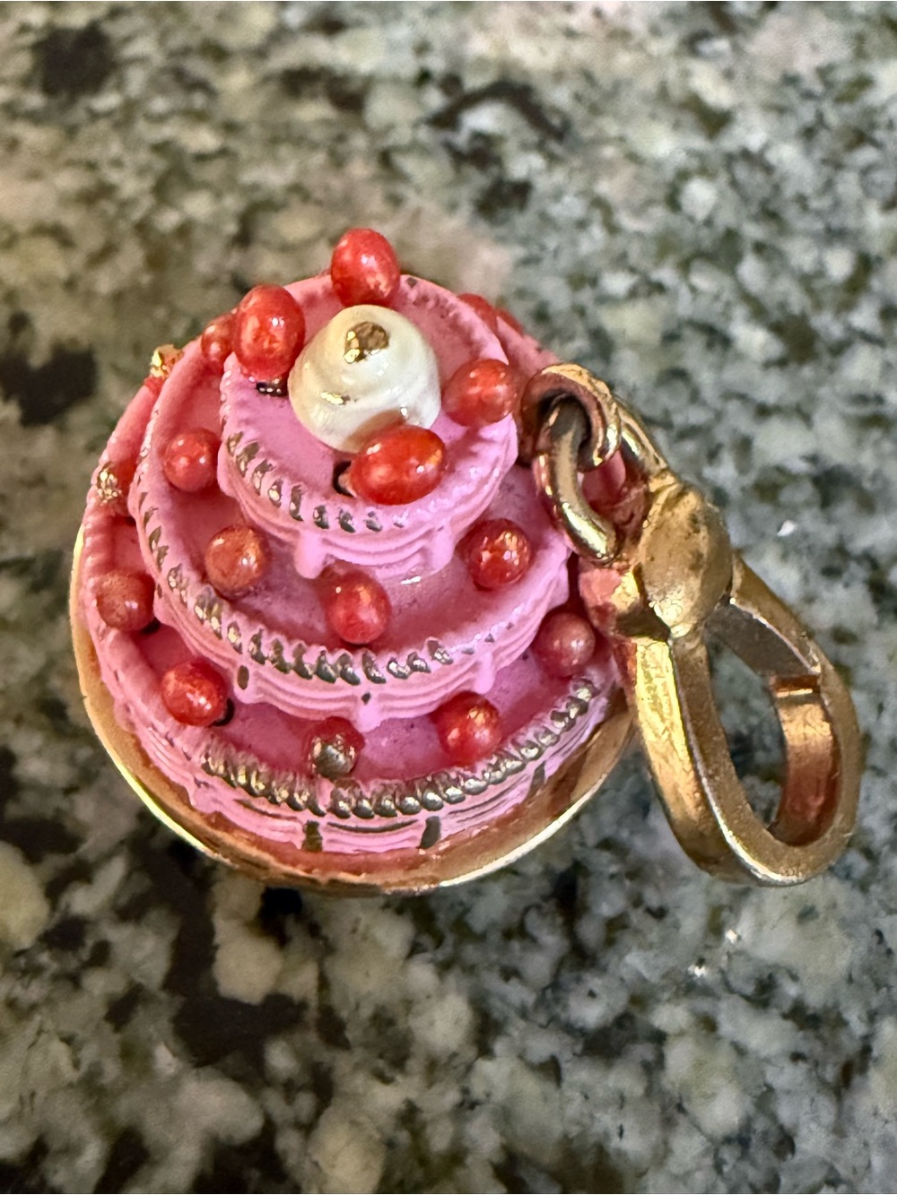 Juicy Couture Retired Strawberry Cake Charm.